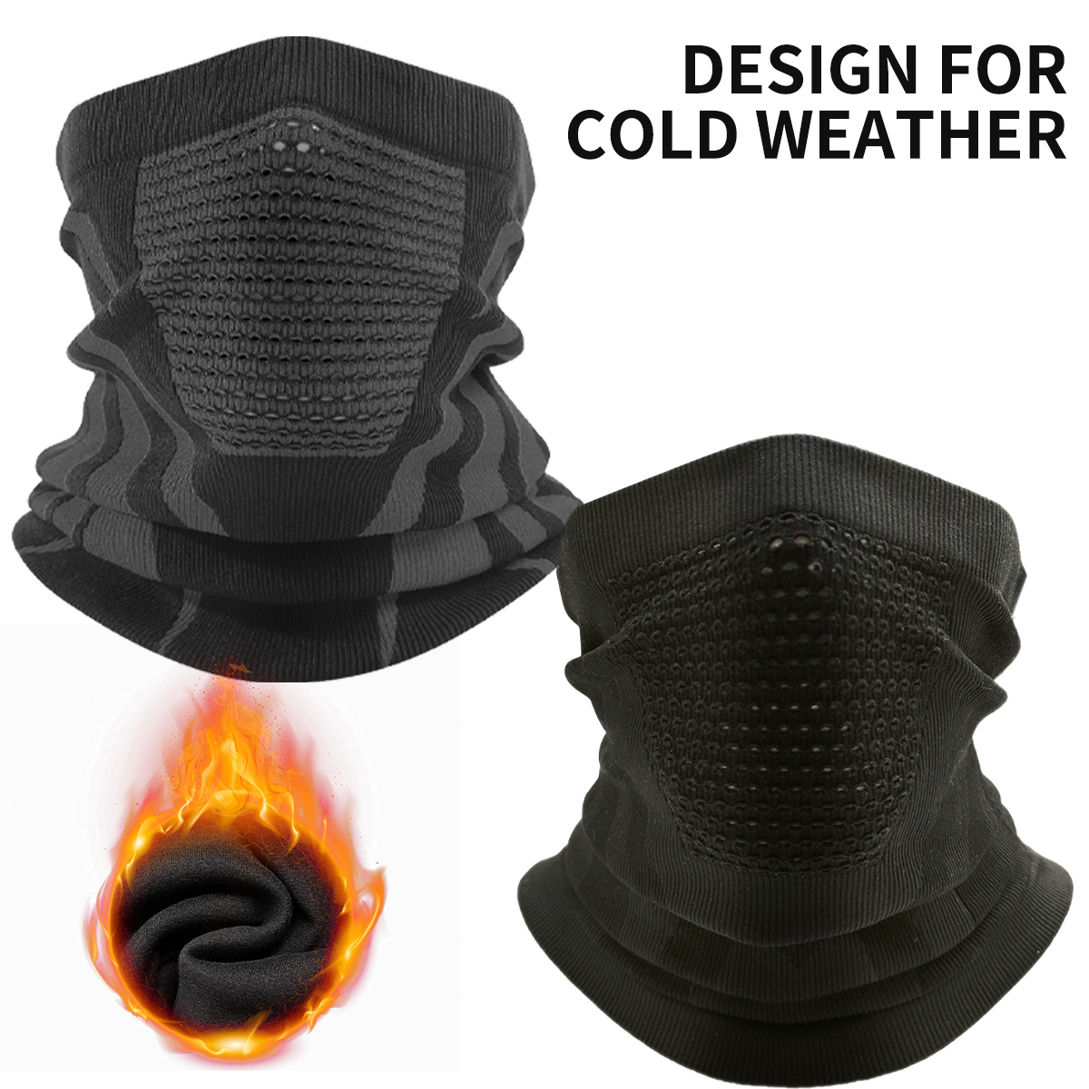 Mens Fashion Caps - Winter nekwarmer Gaiter Warm Polar-Fleece bivakmuts
