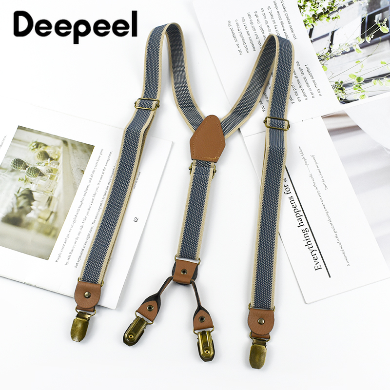 Suspenders Clip Men - 1Pc Deepeel 2/2.5*120cm Retro Heren Bretels