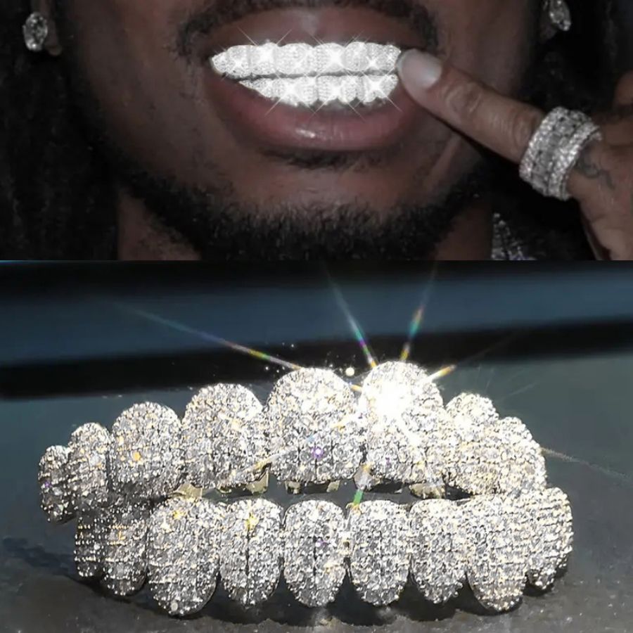 Mens Fashion Caps - RACHELZ Hip Hop 10/10 Iced Out