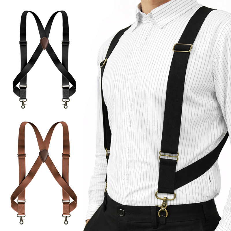 Suspenders Clip Men - 1Pc 3.5cm Volwassen mannen Bretels 2