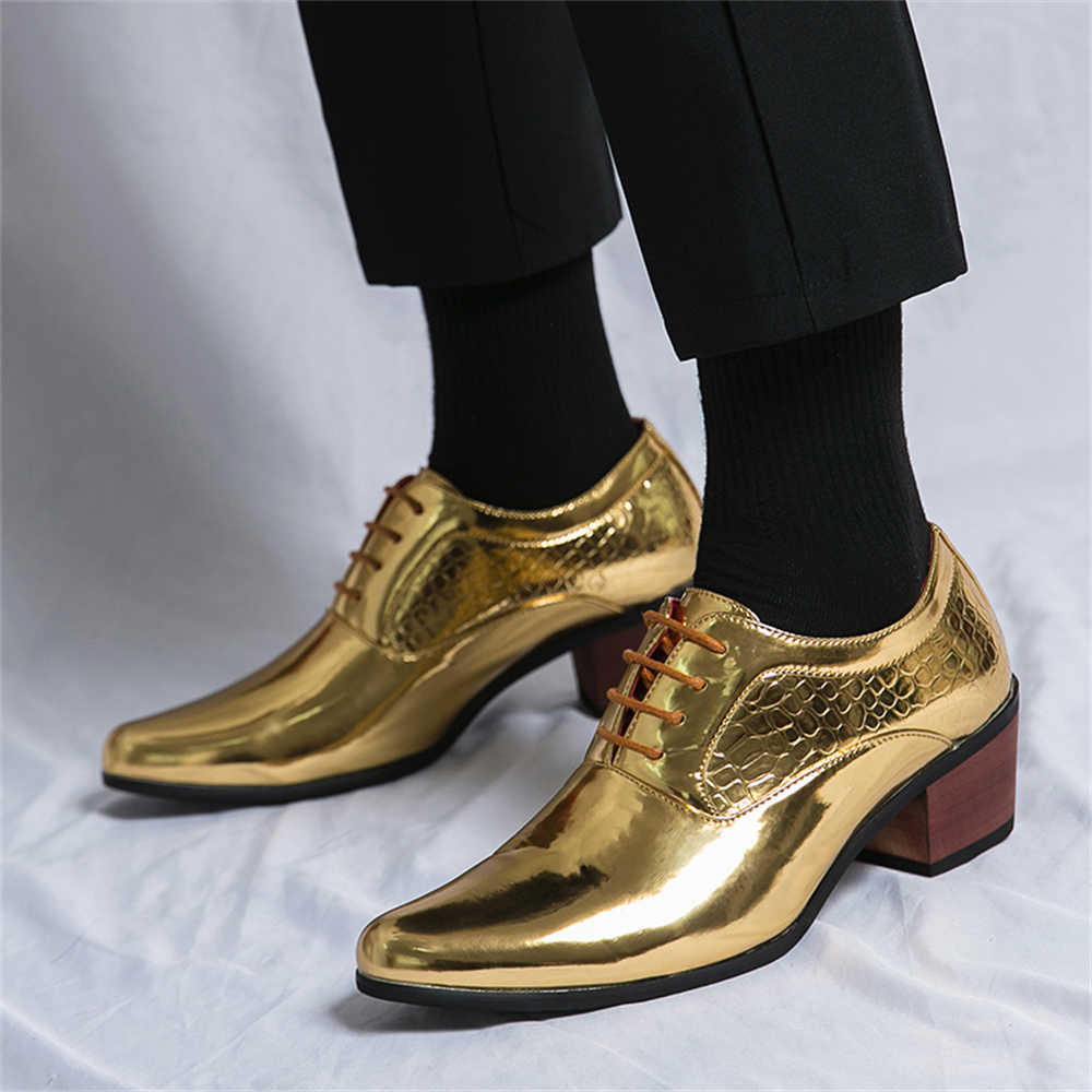 Mens Fashion Dress - Jurk Sneakers Hakken Heren Bruine Kleding