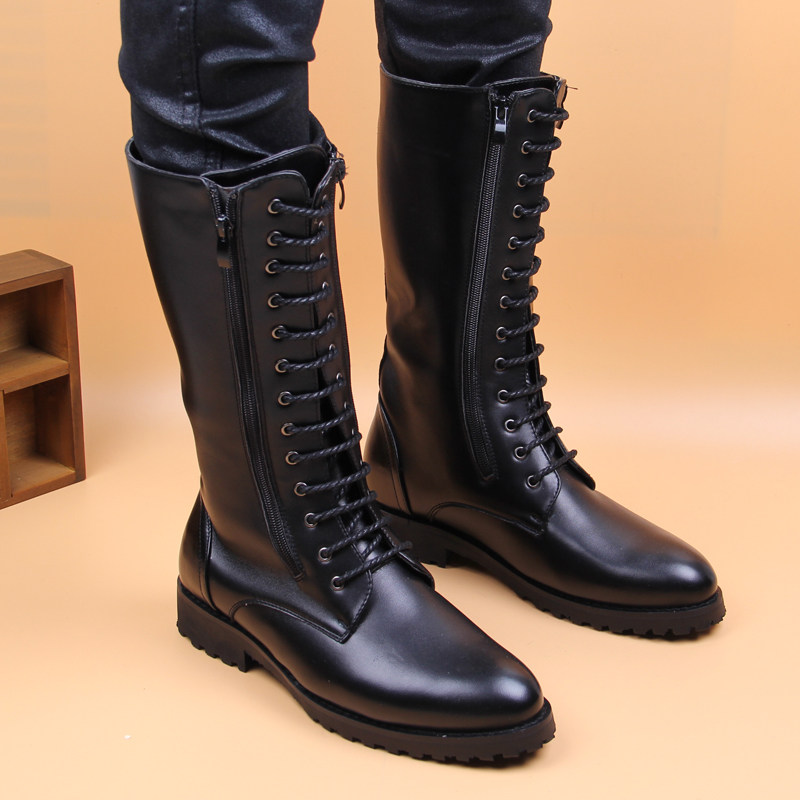 Mens Fashion Dress - luxe mode hoge laarzen voor heren