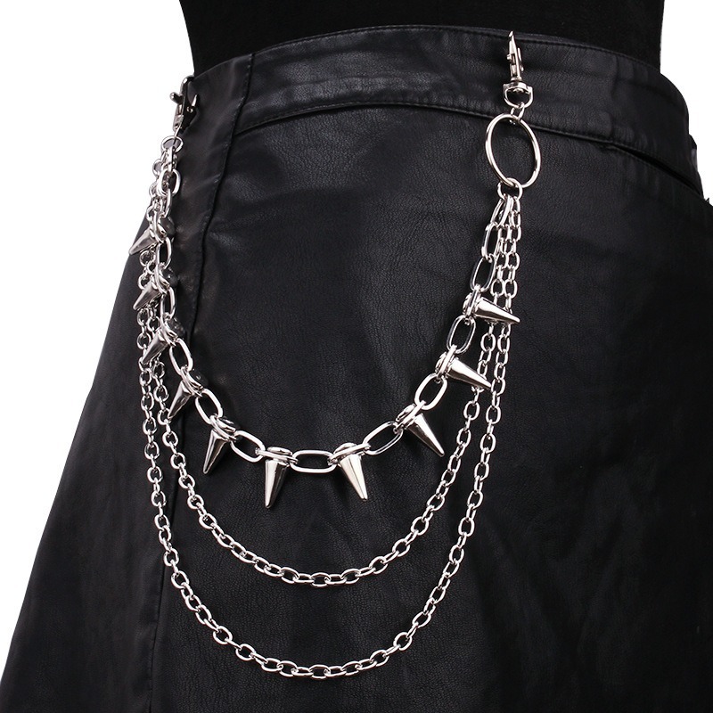 Men'S Fashion Overalls - Hip Hop Punk Rock Metal Broek