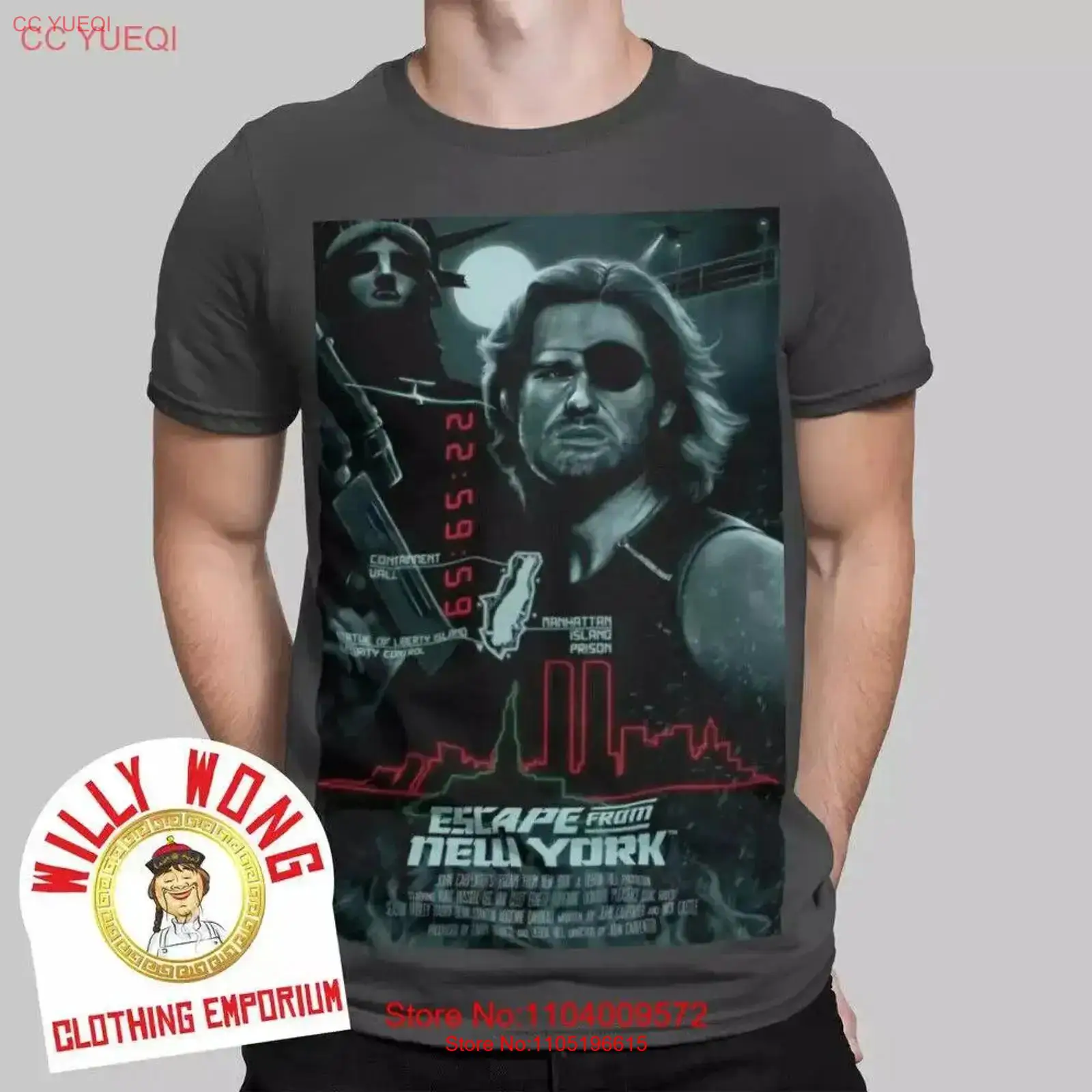 Poster Men Fashion - Ontsnap uit New York T-shirt Retro