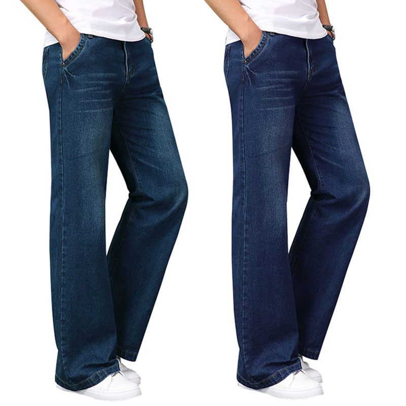 Men'S Fashion Jeans And Boots - Voorjaar Grote Flared Jeans Heren Boot