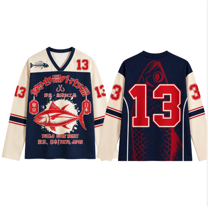 Mens Fashion Vintage - Retro Japanse stijl 3D-geprint T-shirt met