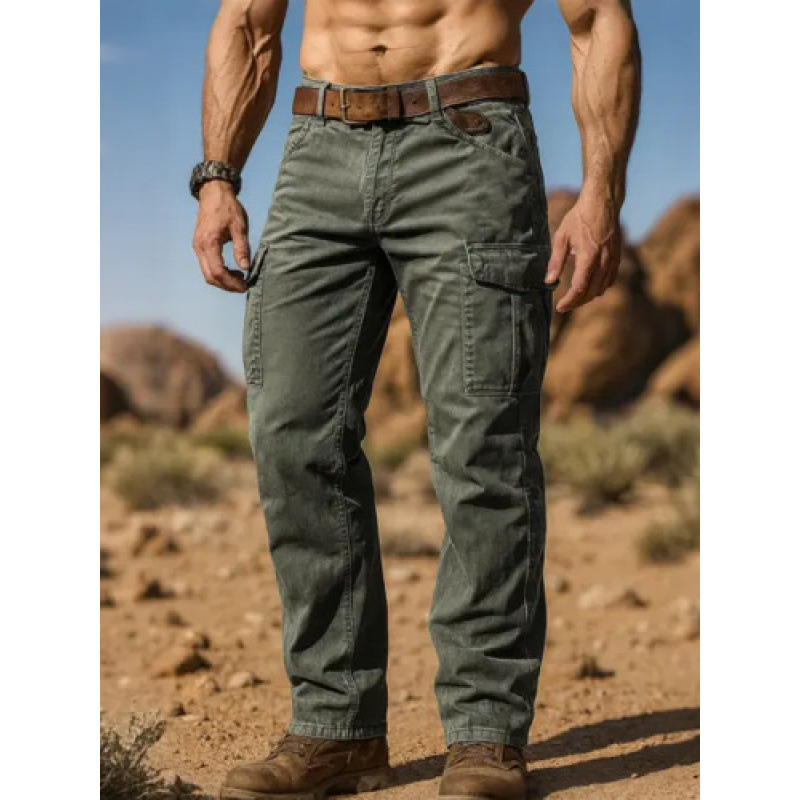 Men'S Fashion Overalls - 2026 Nieuwe Tactische Cargobroek Heren Katoenen