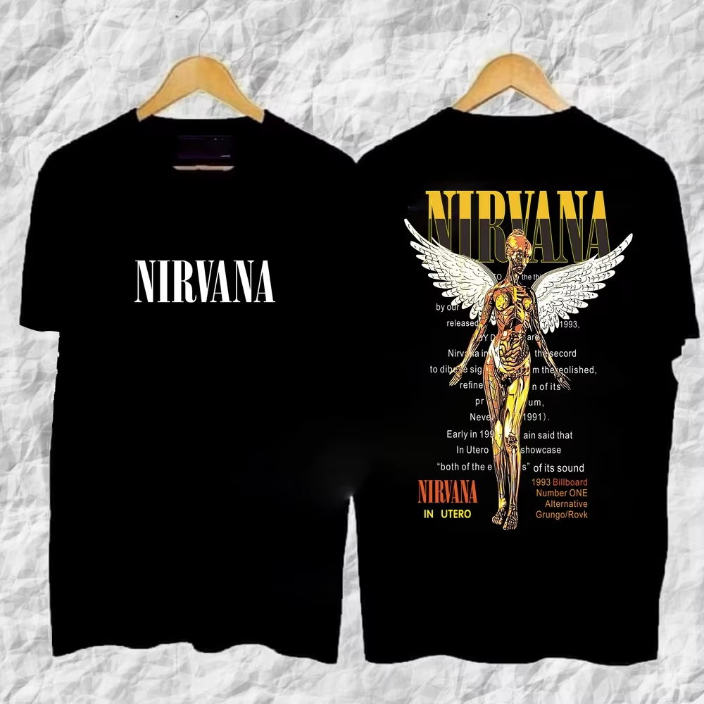 Poster Men Fashion - Nirvana Rockband Klassiek Album Poster Grafische