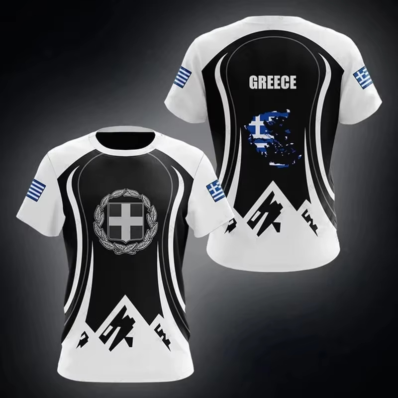 Griekenland Vlag Kaart 3D Gepr - Men'S Fashion Greece recensie en prijs