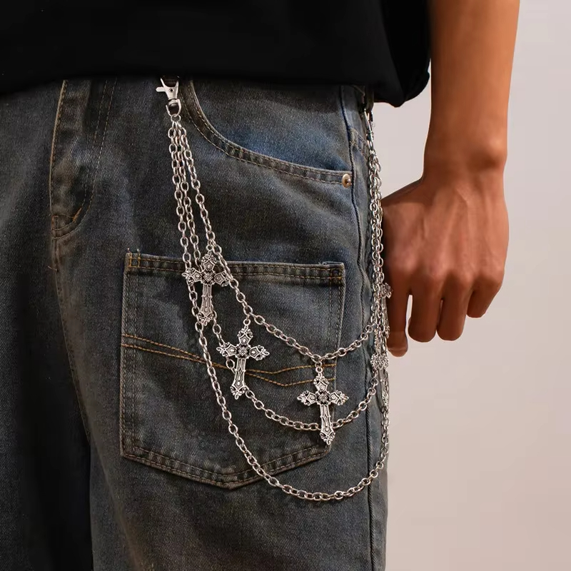 Fashion Punk Metal Broekkettin - Men'S Fashion Overalls recensie en prijs