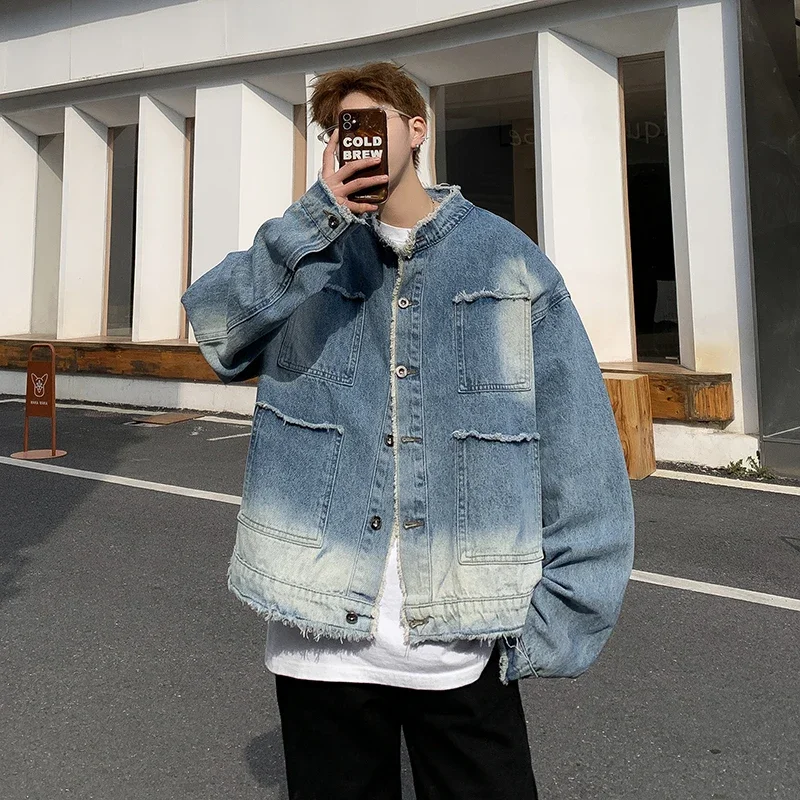 Amerikaanse Retro Hip Pop Raw  - Men'S Fashion Overalls recensie en prijs