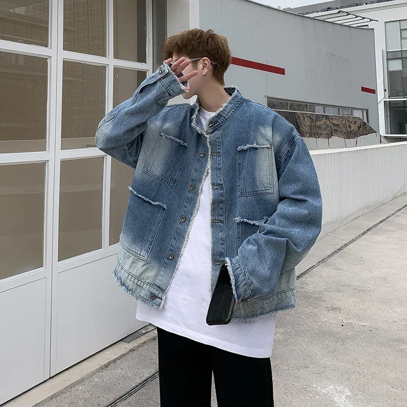 Amerikaanse Retro Hip Pop Raw  - Men'S Fashion Overalls recensie en prijs