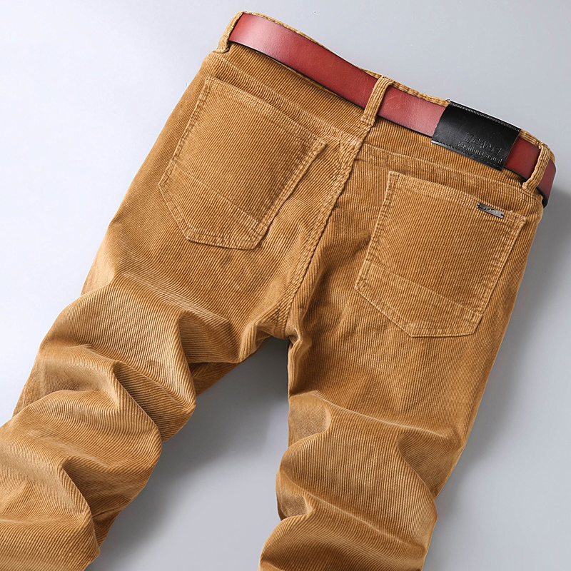 Katoenen corduroy casual broek - Men'S Fashion Khaki Pants recensie en prijs