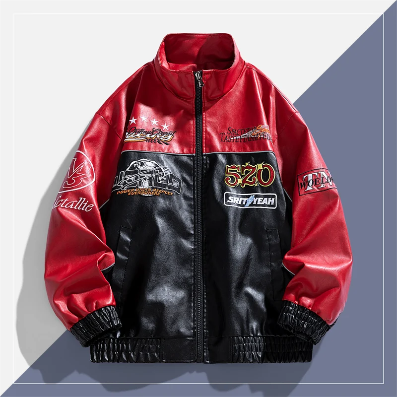 Trend knappe winter outdoor vr - Men'S Fashion Leather Jacket recensie en prijs