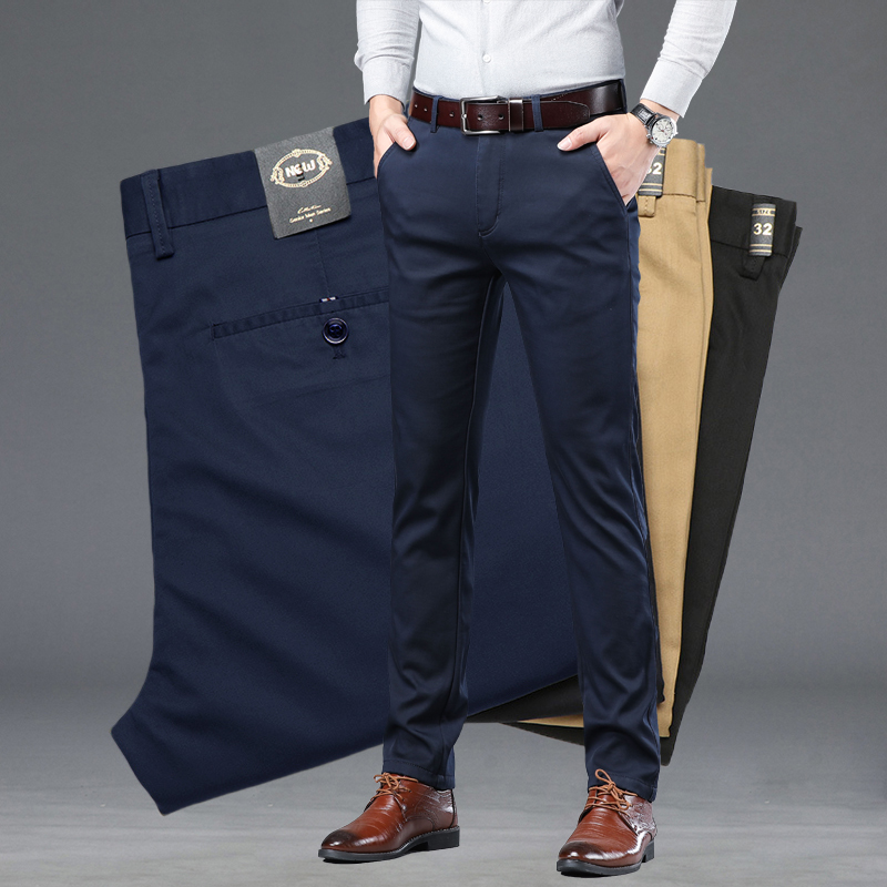 Zomer Dunne Heren Slanke Pak B - Men'S Fashion Khaki Pants recensie en prijs