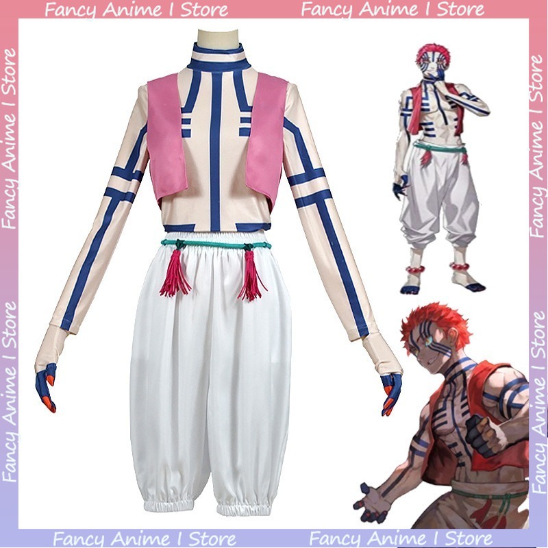 Anime Akaza Cosplay Kostuum Kn - Mens Fashion Dress recensie en prijs