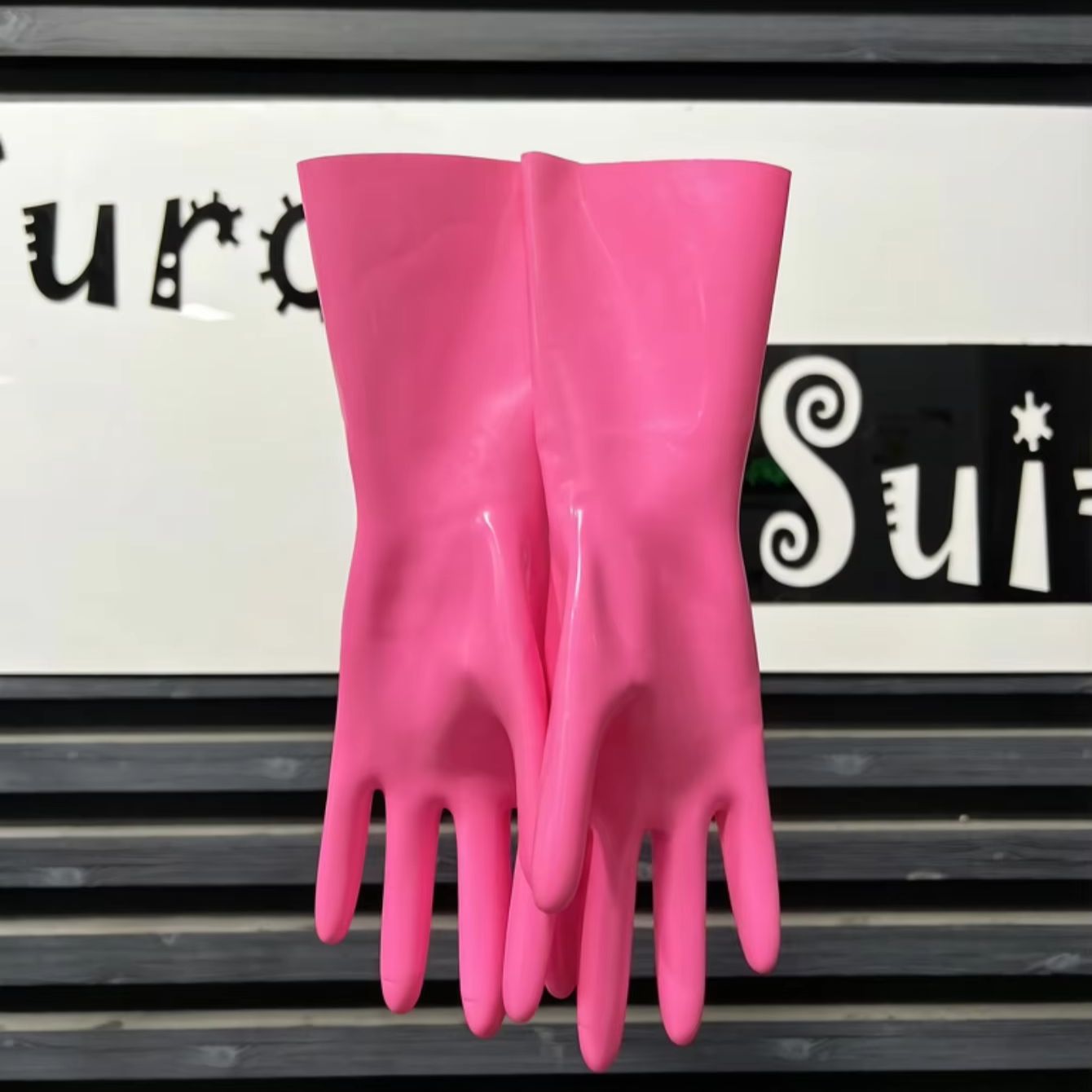Roze rubberen modehandschoenen - Men'S Fashion Gloves recensie en prijs