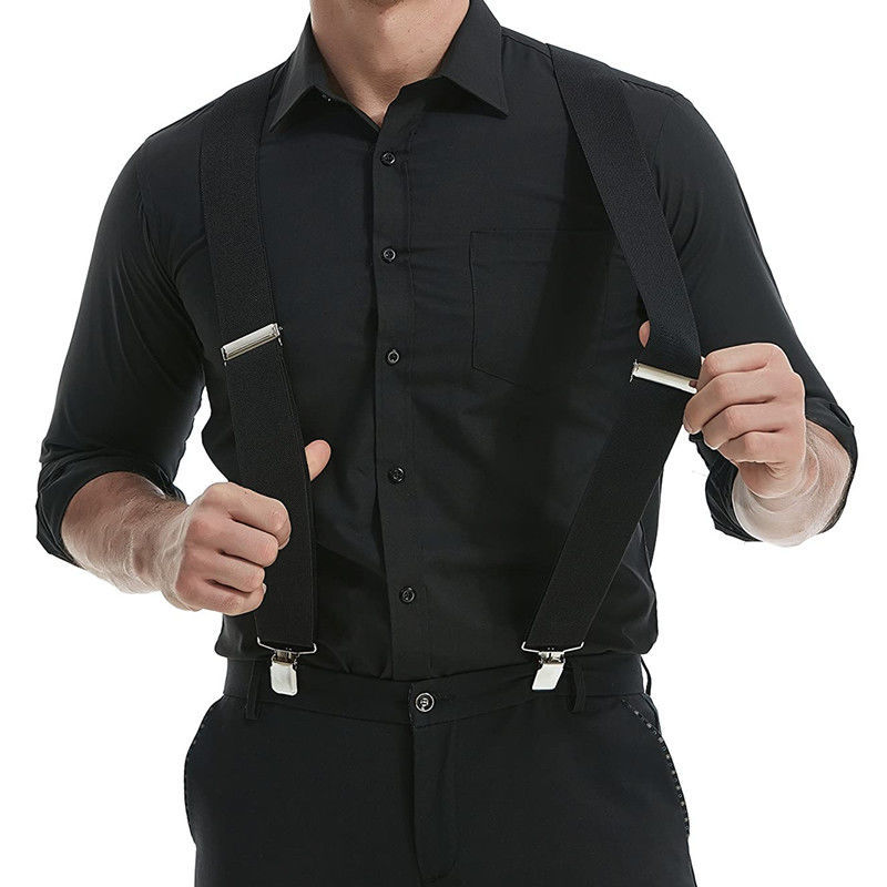 Zware grote maten bretels voor - Suspenders Clip Men recensie en prijs