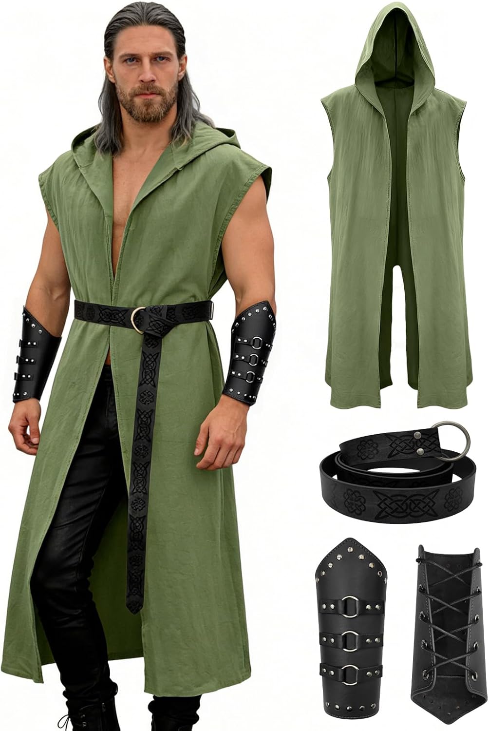 Renaissance-kostuumset voor he - Belt Mens Fashion recensie en prijs
