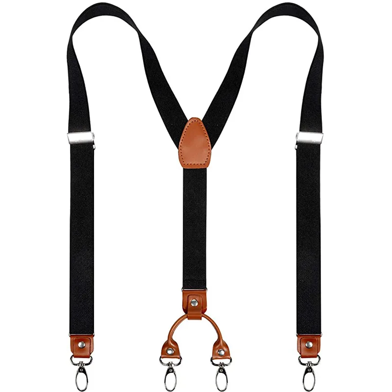 2,5 cm 4 clips bretels clips v - Suspenders Clip Men recensie en prijs