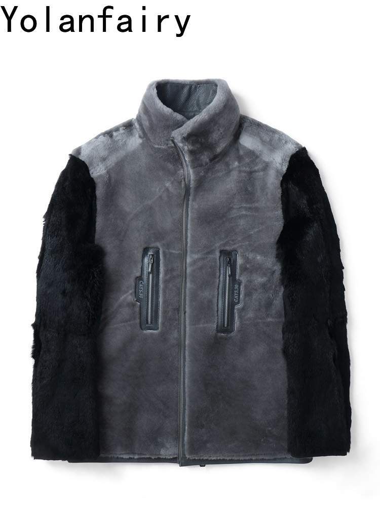YOLANFAIRY Hoogwaardige Echt L - Men'S Fashion Leather Jacket recensie en prijs