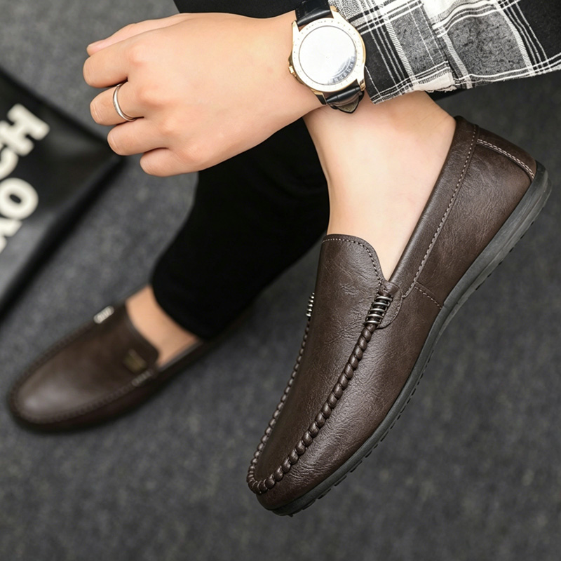 Britse stijl leren herenschoen - Men'S Fashion Loafers Shoes recensie en prijs