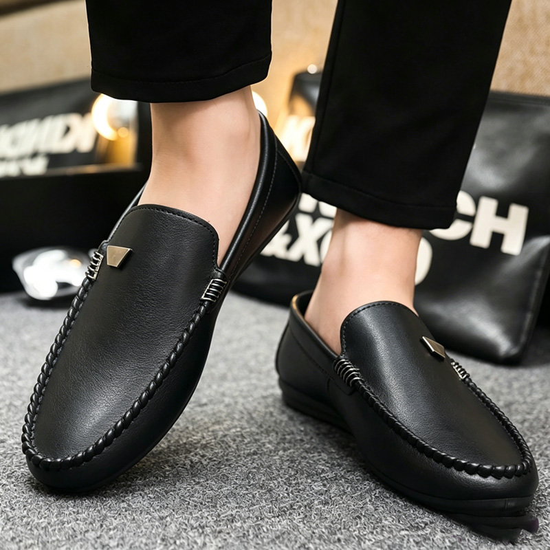 Britse stijl leren herenschoen - Men'S Fashion Loafers Shoes recensie en prijs