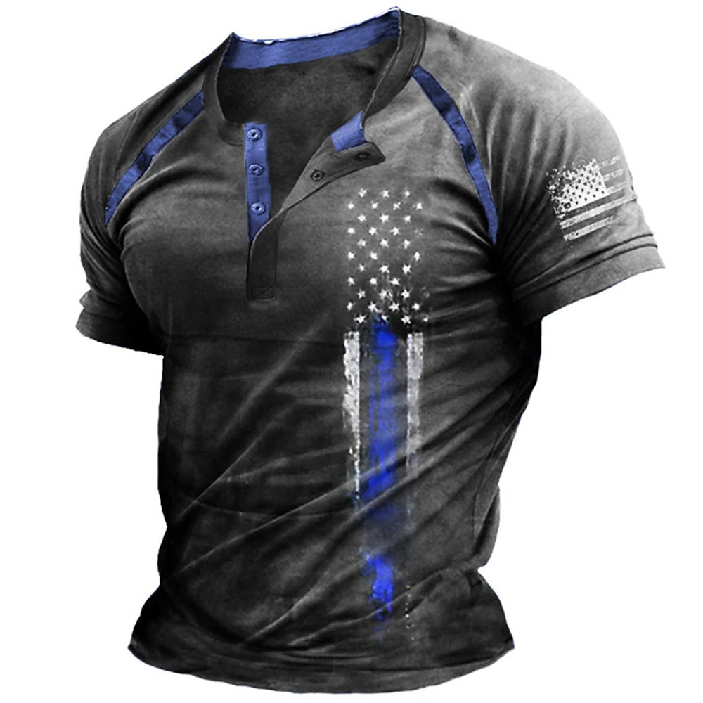 Grappige 3D Amerikaanse vlag p - Mens Fashion Vintage recensie en prijs