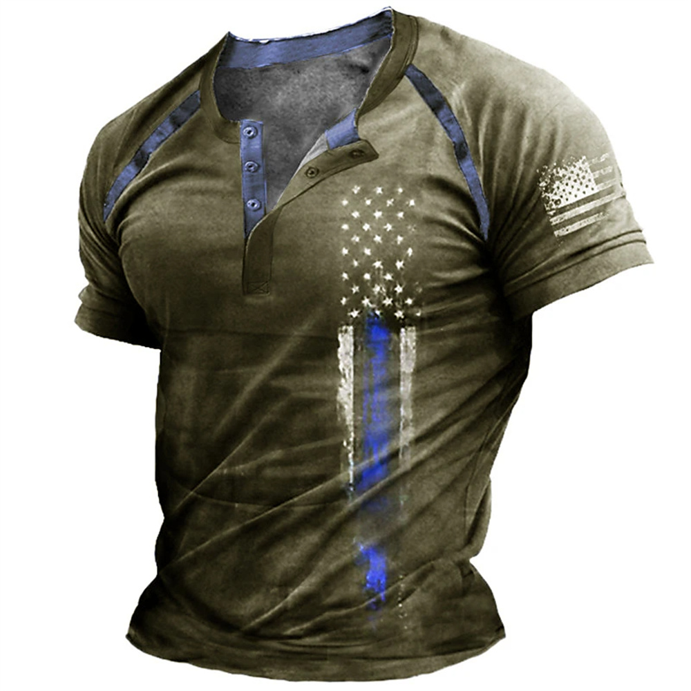 Grappige 3D Amerikaanse vlag p - Mens Fashion Vintage recensie en prijs