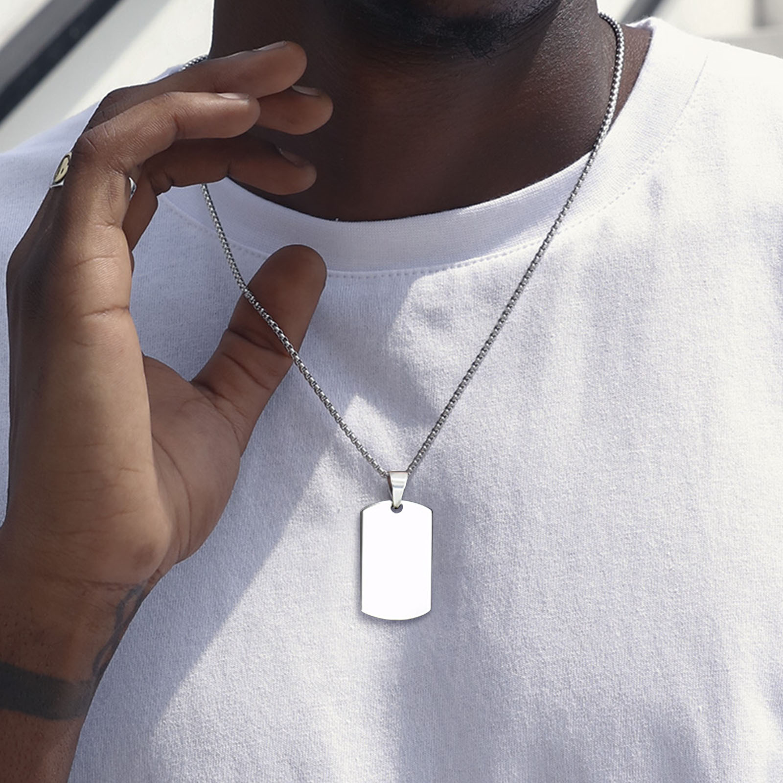Mannen Dog Tag Urn Ketting, Rv - Mens Fashion In The 50S recensie en prijs