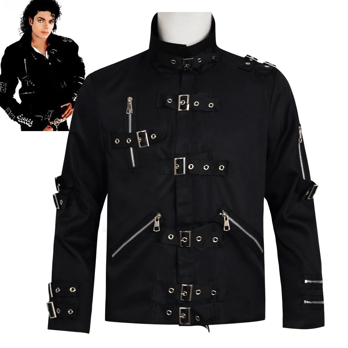 Punk Heavy Metal V8 leren jack - Men'S Fashion Leather Jacket recensie en prijs