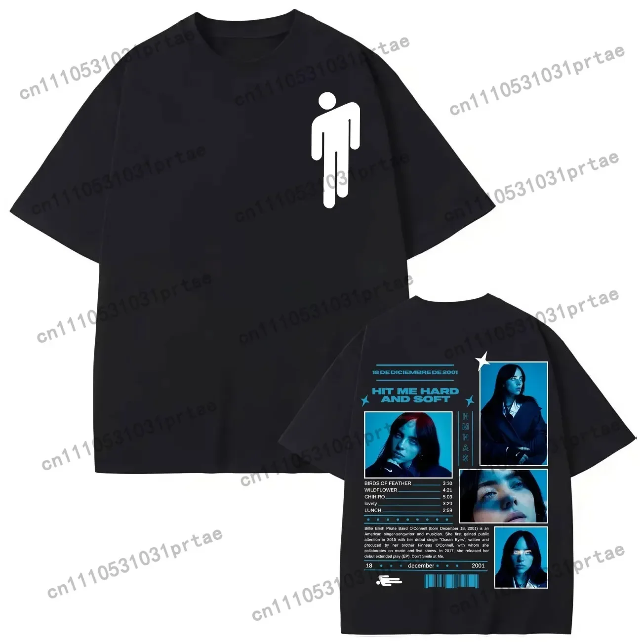 Billie Eilish Hit Me Hard and  - Poster Men Fashion recensie en prijs