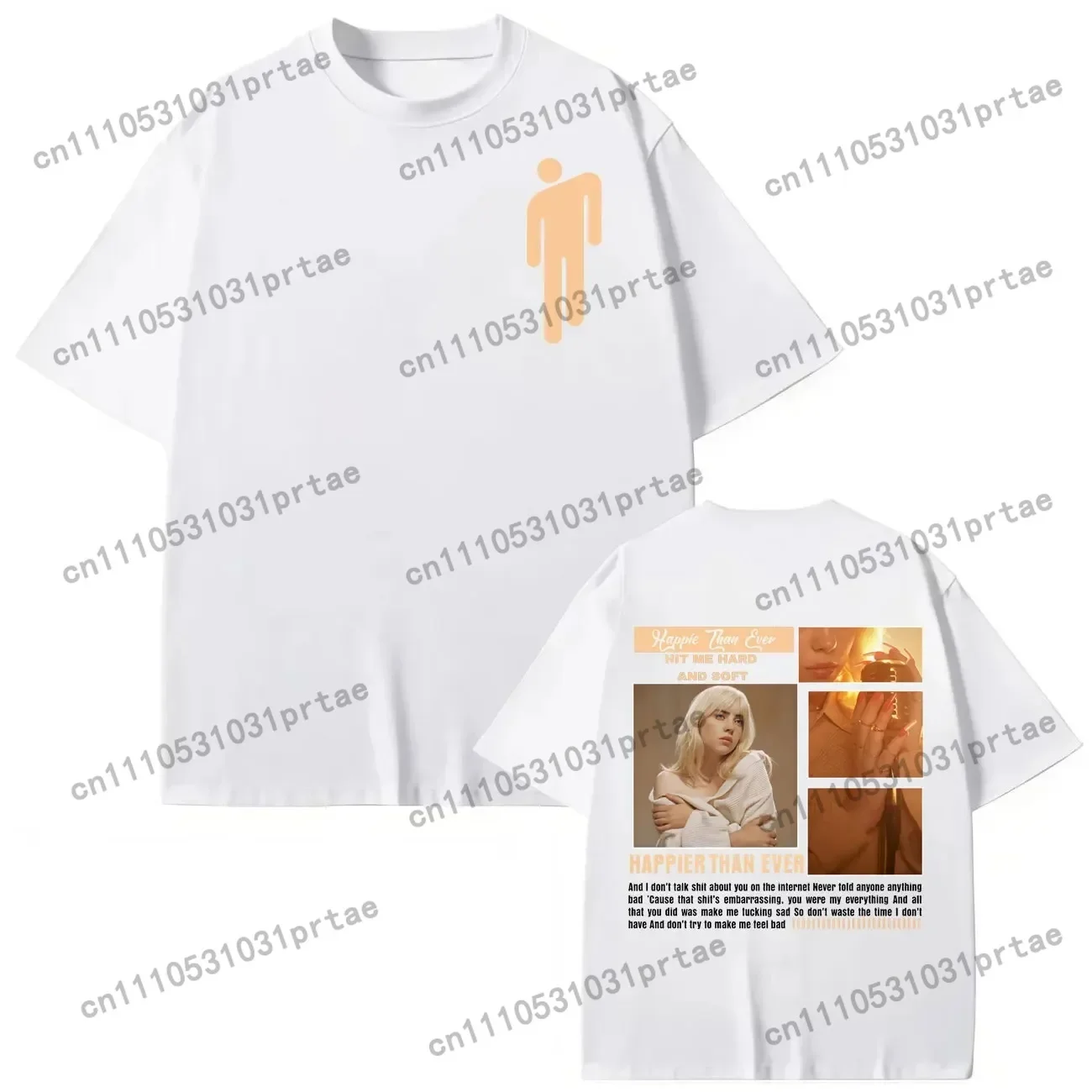 Billie Eilish Hit Me Hard and  - Poster Men Fashion recensie en prijs