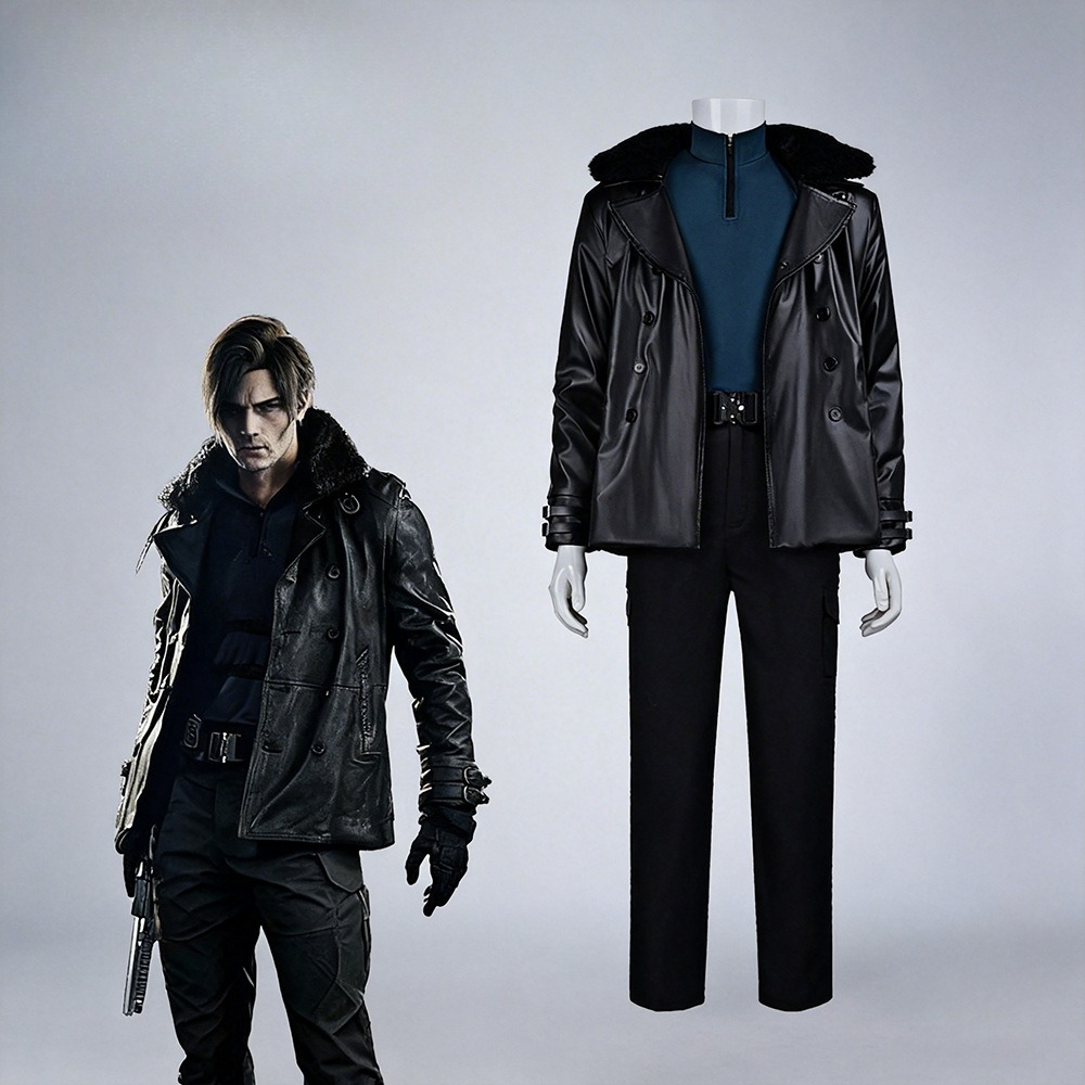 Game Leon Kennedy Re9 Evil Cos - Men'S Fashion Leather Jacket recensie en prijs