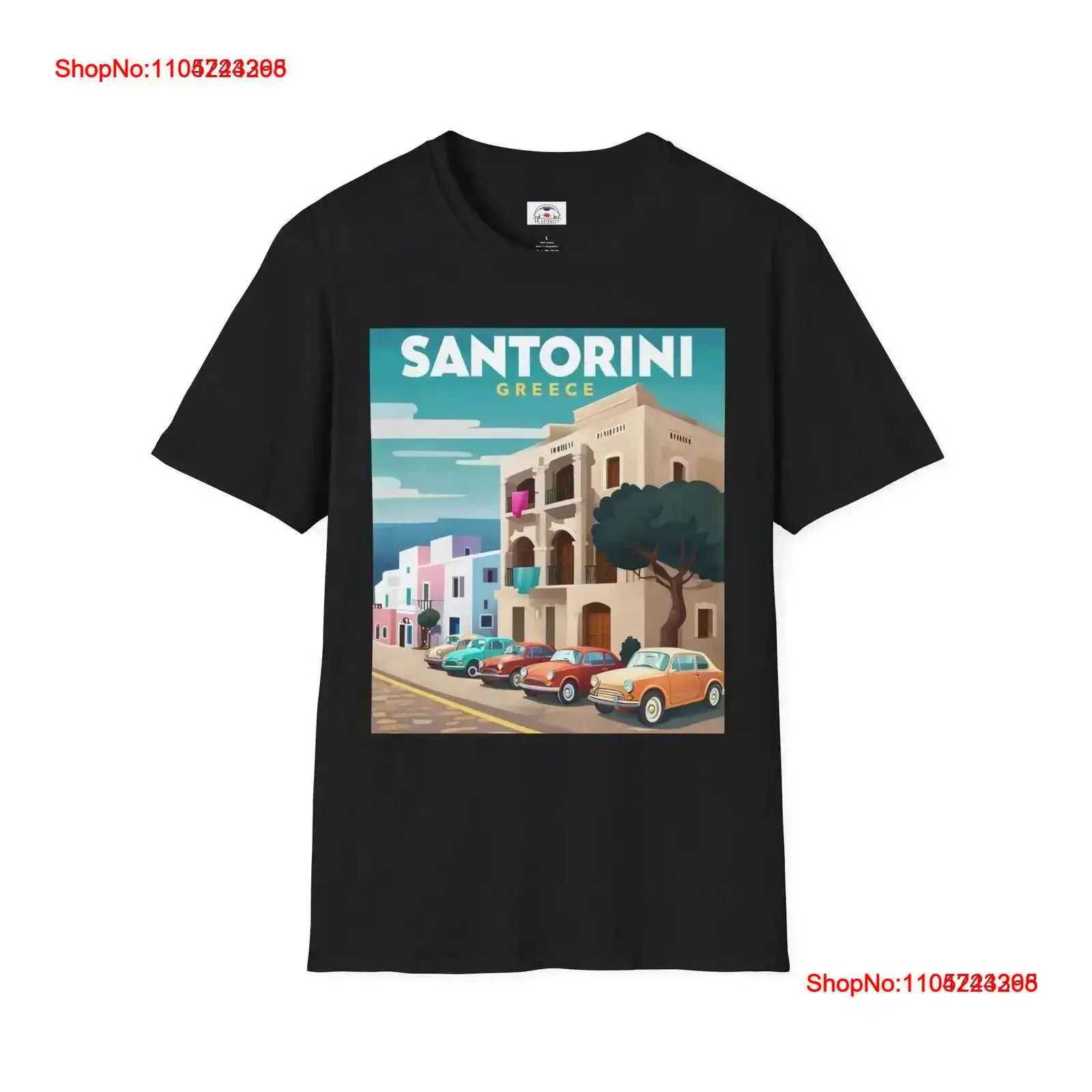 Santorini Griekenland T-shirt  - Men'S Fashion Greece recensie en prijs